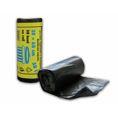 Odpadkový sáček/sáčky HDPE 30L 50x60cm, černý  (40rol/krt) (1rol/50ks)