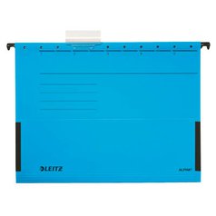 Závěsné desky Leitz Alpha s bočnicemi - modrá