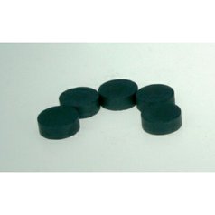 Magnety černé Durox - průměr 16 mm