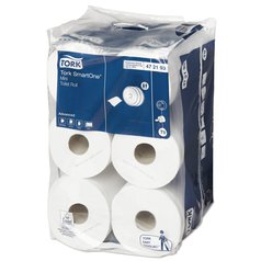 TORK SmartOne® toaletní papír - Mini, 2 vrstvy, 1 x 12, bílá