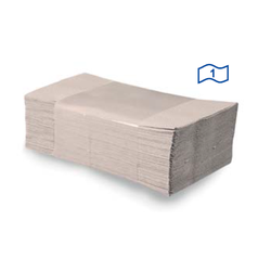 Papírové ručníky skládané Z-Z, 25x23 cm, natural [5000 ks]