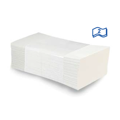 Náhrada Tork 290163 Ručníky tissue Z-Z , 2-vrstvé, 25x21 cm, bílé [3200 ks]