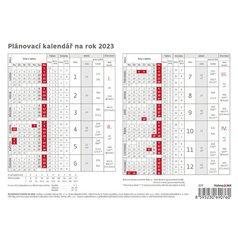 Plánovací kalendáře - Plánovací karta A5