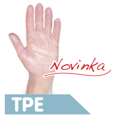TPE rukavice jednorázové (velikost S) [200 ks]