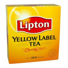 Čaj Lipton Yellow Label - 100 sáčků