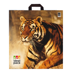 Taška s uchem ideal pack - Tygr 45x49cm bal./50ks  500ks/krt