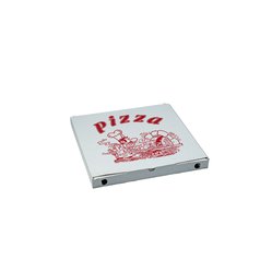 Krabice na pizzu z vlnité lepenky 33x33x3cm (100ks)