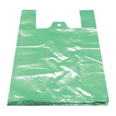 Taška (HDPE) zelená 30+14 x 50 cm `10kg` [100 ks]